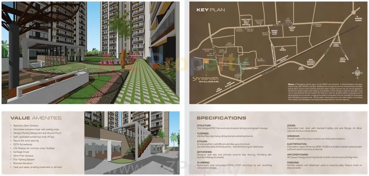  of real estate project Shreenath Shaligram located at Atladra, Vadodara, Gujarat