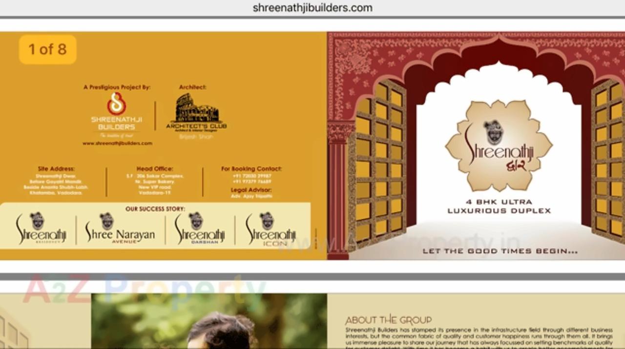  of real estate project Shreenathji Dwar located at Khatamba, Vadodara, Gujarat