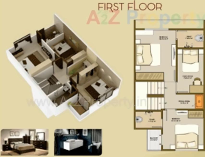 Layout of real estate project Shreenathji Dwar located at Khatamba, Vadodara, Gujarat