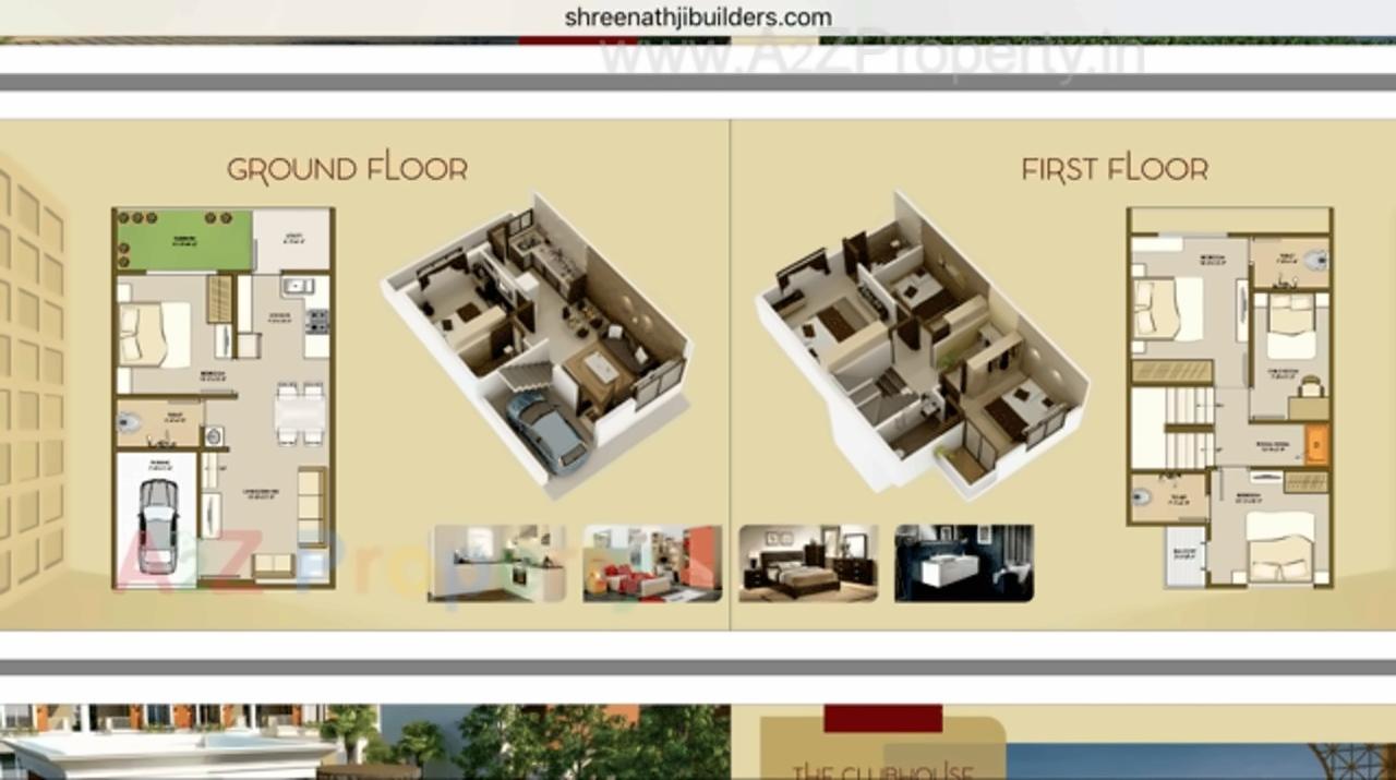 Layout of real estate project Shreenathji Dwar located at Khatamba, Vadodara, Gujarat