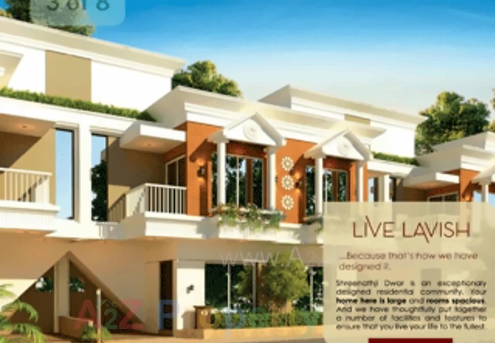 3D Elevation of real estate project Shreenathji Dwar located at Khatamba, Vadodara, Gujarat