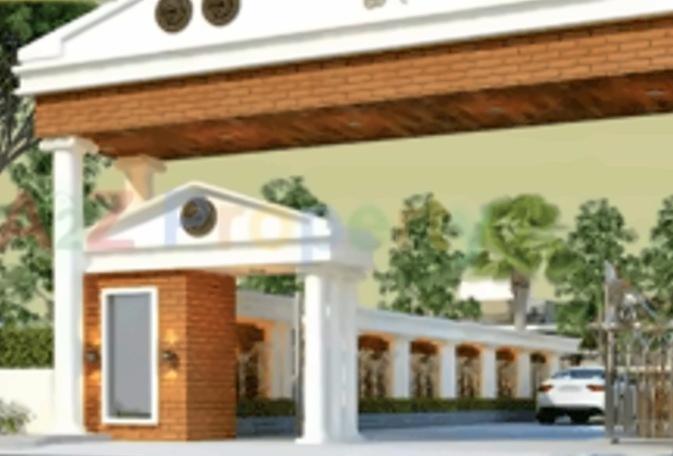 3D Elevation of real estate project Shreenathji Dwar located at Khatamba, Vadodara, Gujarat