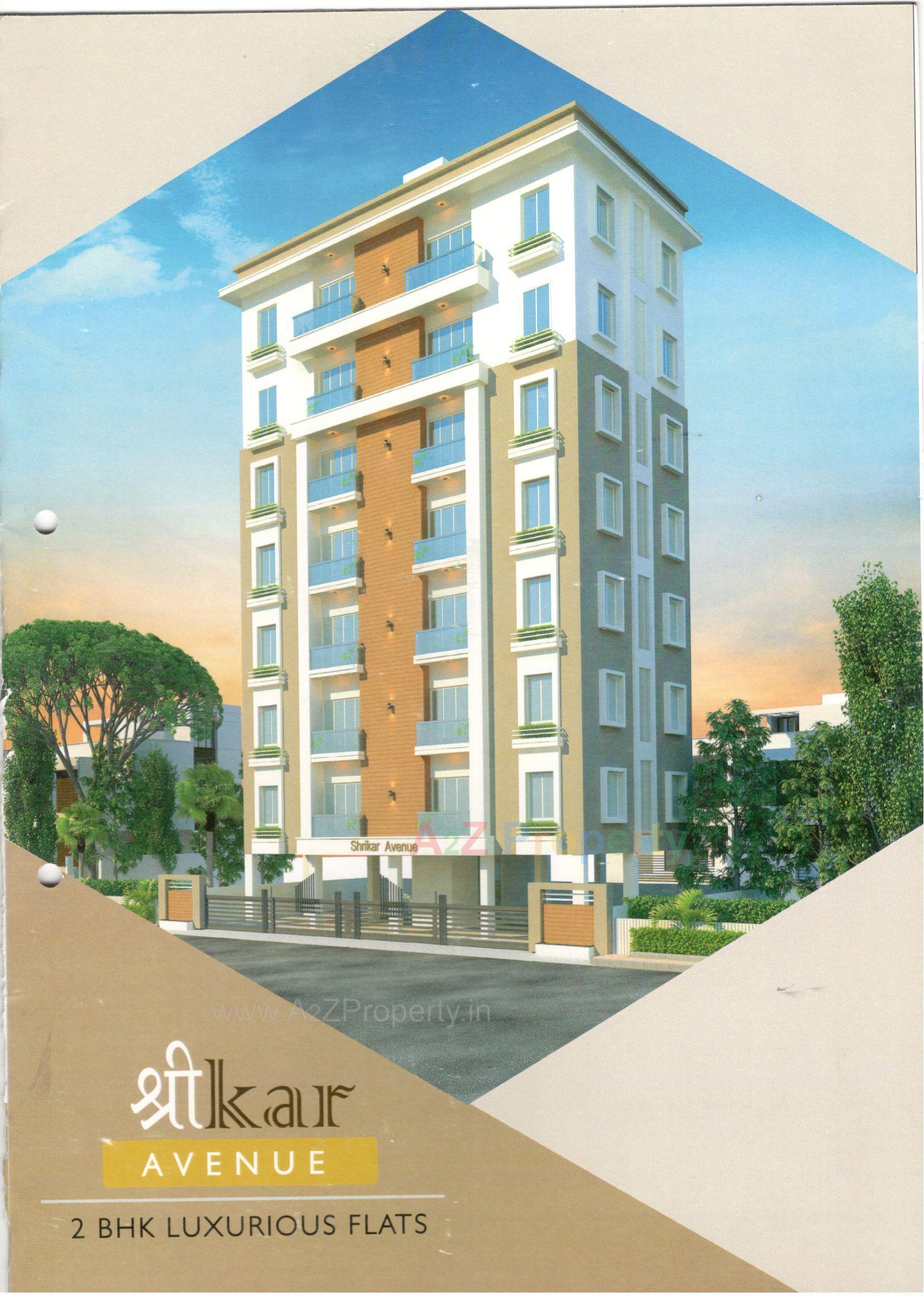 3D Elevation of real estate project Shrikar Avenue located at Sevasi, Vadodara, Gujarat
