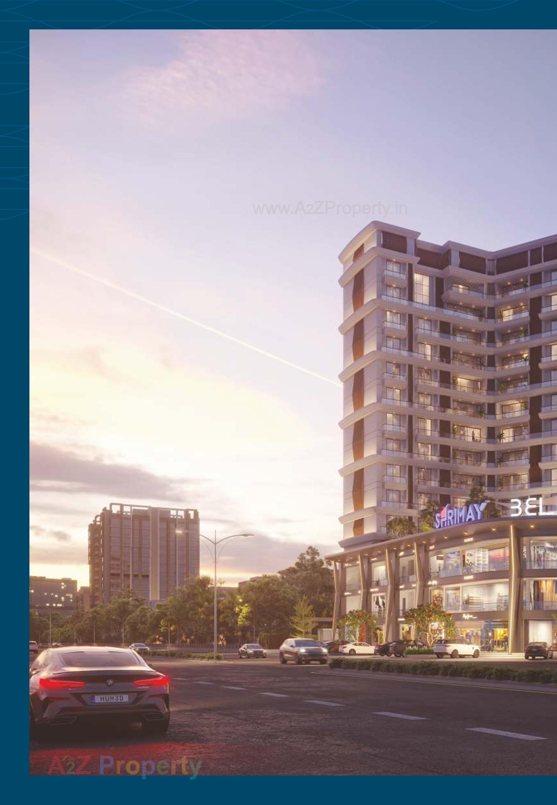 3D Elevation of real estate project Shrimay Bellevue located at Sama, Vadodara, Gujarat