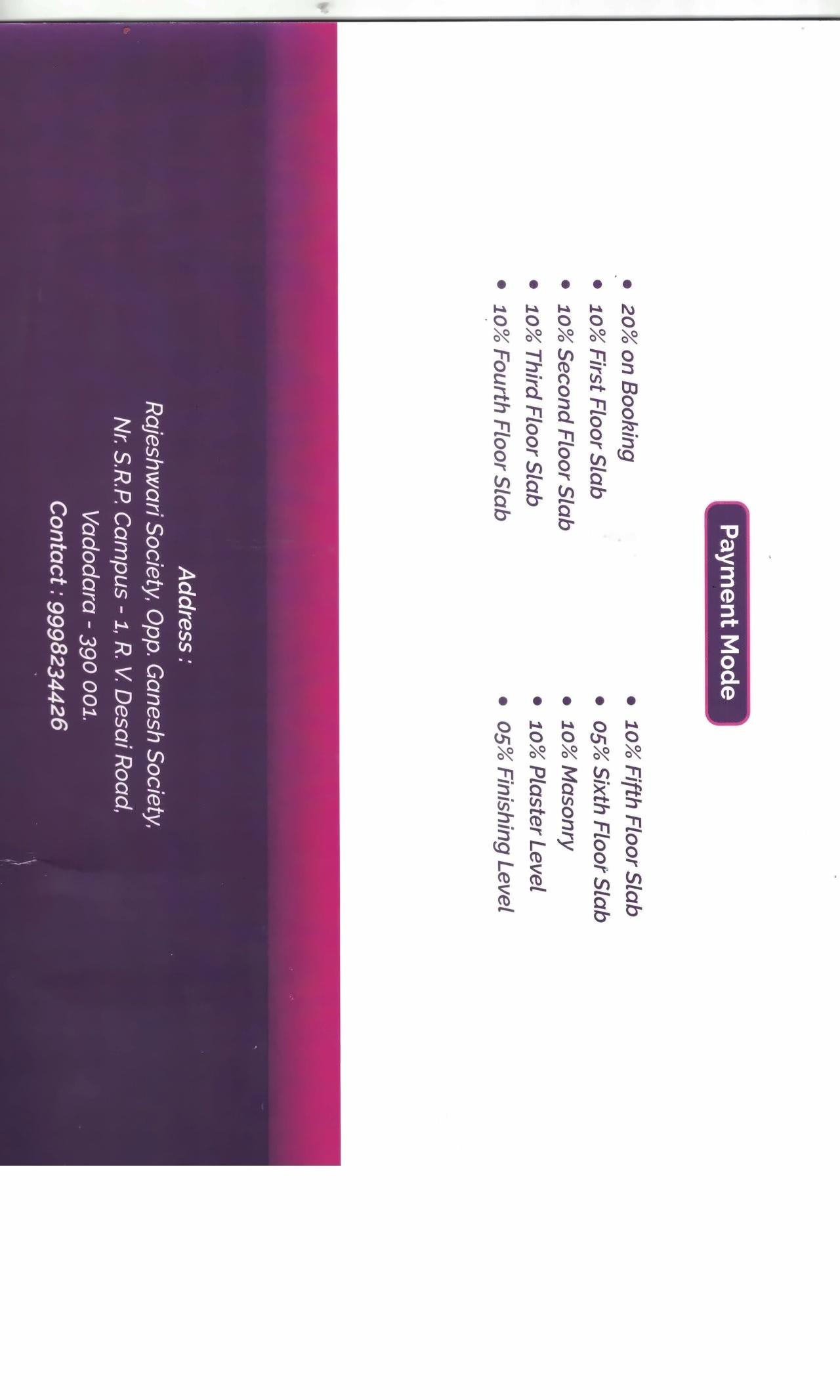  of real estate project Shubham Avenue located at Kasba, Vadodara, Gujarat