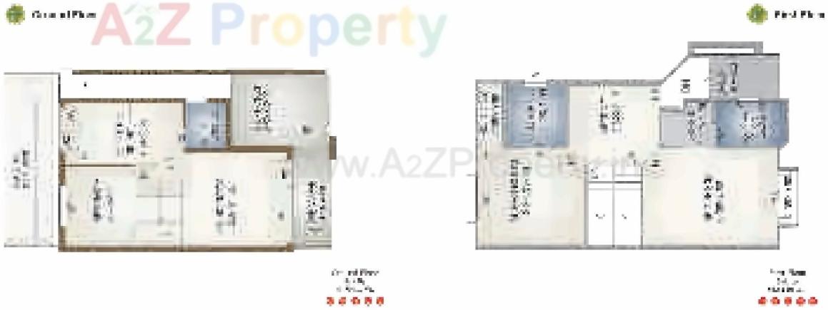 Layout of real estate project Shubham Bunglows located at Padra, Vadodara, Gujarat