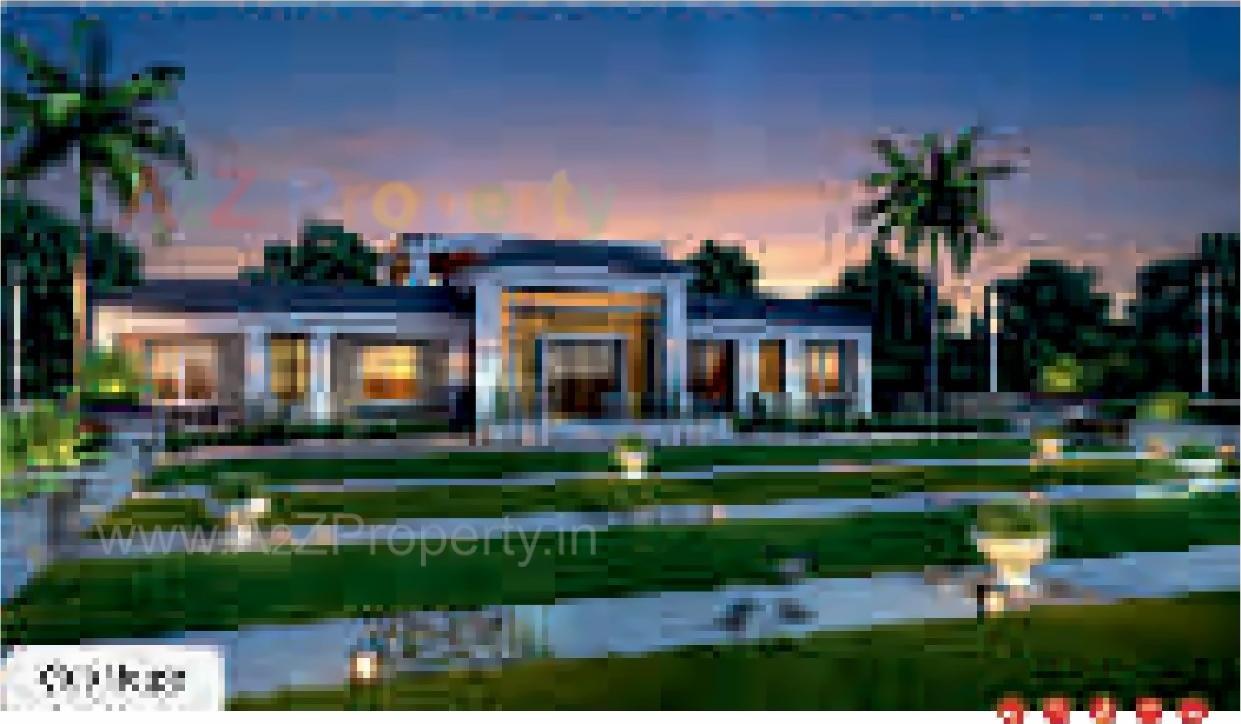 3D Elevation of real estate project Shubham Bunglows located at Padra, Vadodara, Gujarat