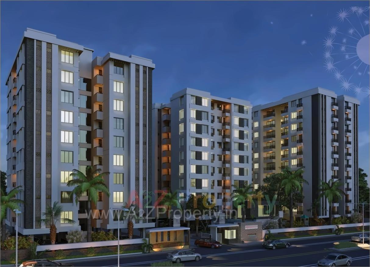 3D Elevation of real estate project Shubham Elite located at Harni, Vadodara, Gujarat