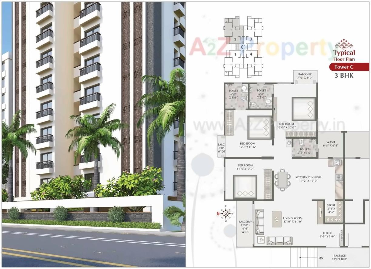 Layout of real estate project Shubham Elite located at Harni, Vadodara, Gujarat
