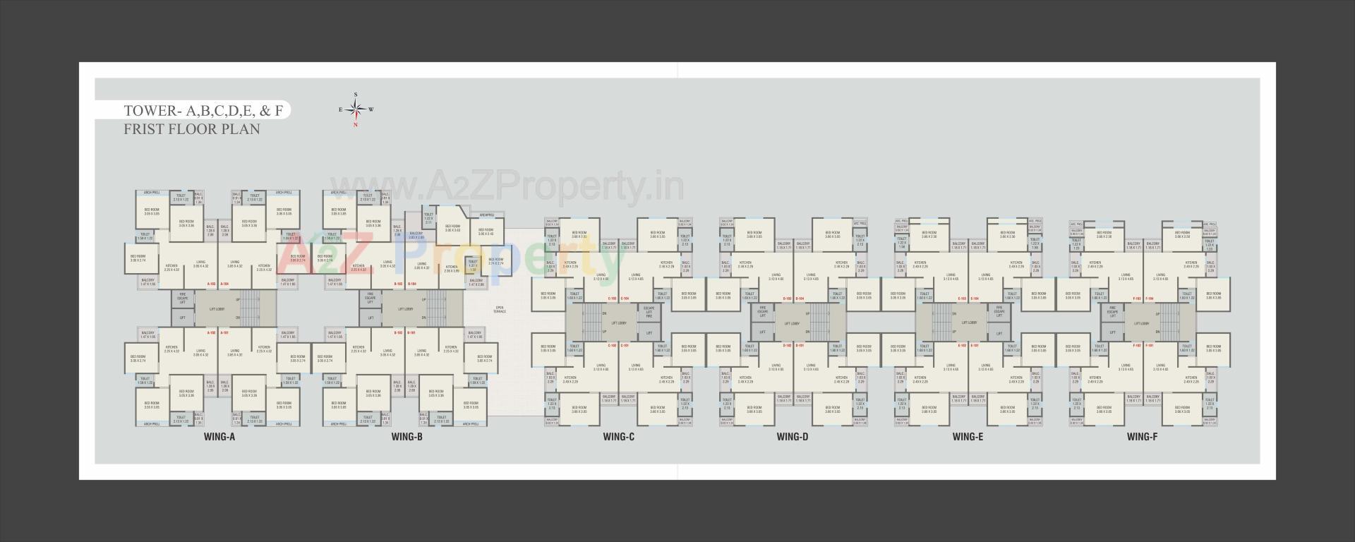 Layout of real estate project Shubham Resicom located at Vadodara, Vadodara, Gujarat