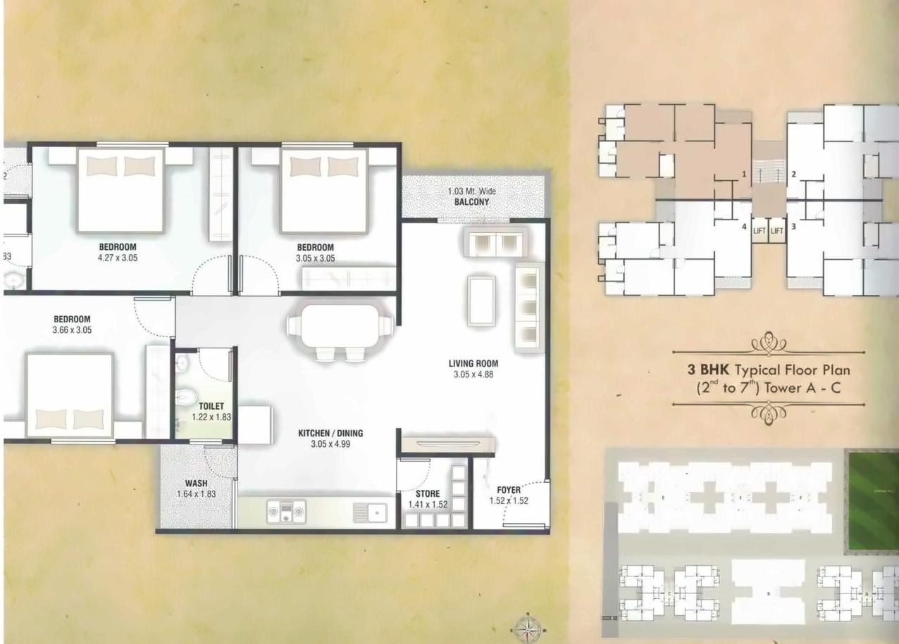 Layout of real estate project Shukan Aroma located at Savad, Vadodara, Gujarat