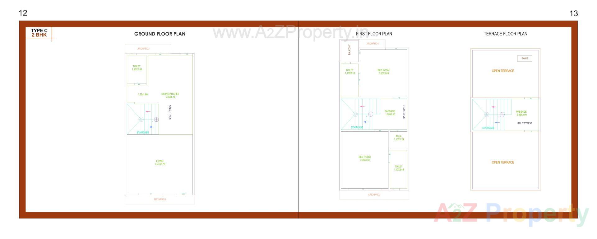 Layout of real estate project Shukun Residency located at Dhaniyavi, Vadodara, Gujarat