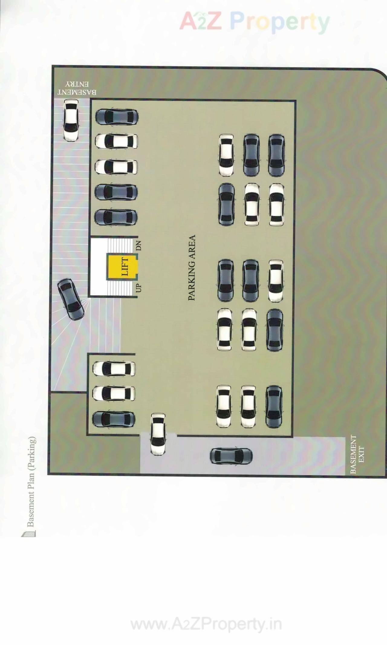 Layout of real estate project Shyam Arena located at Kasba, Vadodara, Gujarat