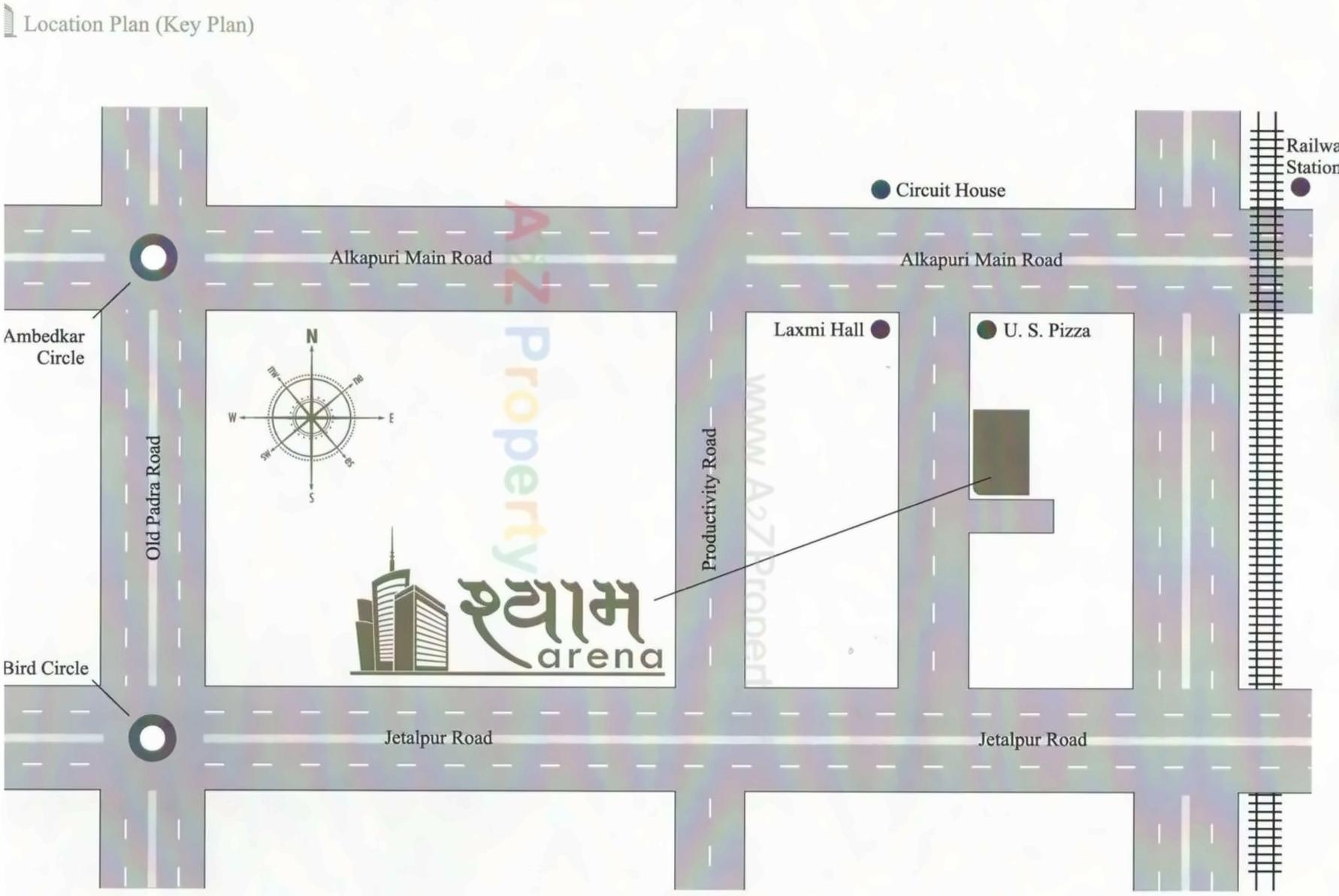  of real estate project Shyam Arena located at Kasba, Vadodara, Gujarat