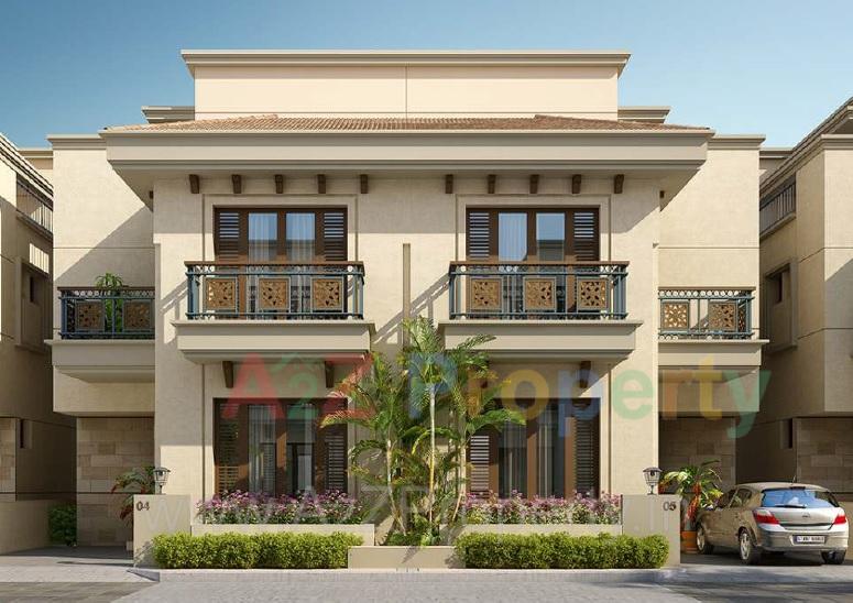 3D Elevation of real estate project Shyam Villa located at Bill, Vadodara, Gujarat