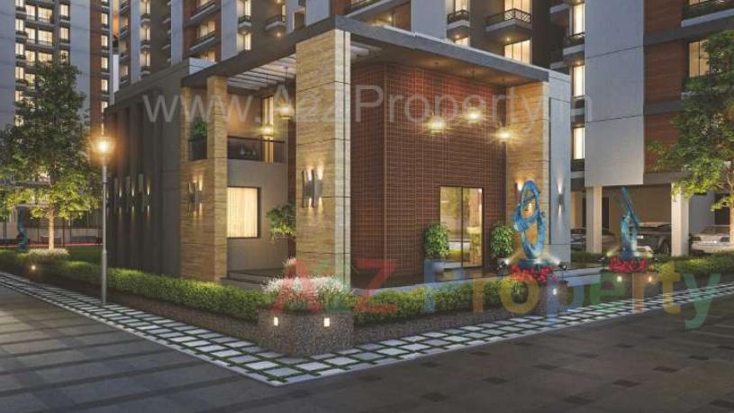 3D Elevation of real estate project Shyamal Heights located at Ankhol, Vadodara, Gujarat