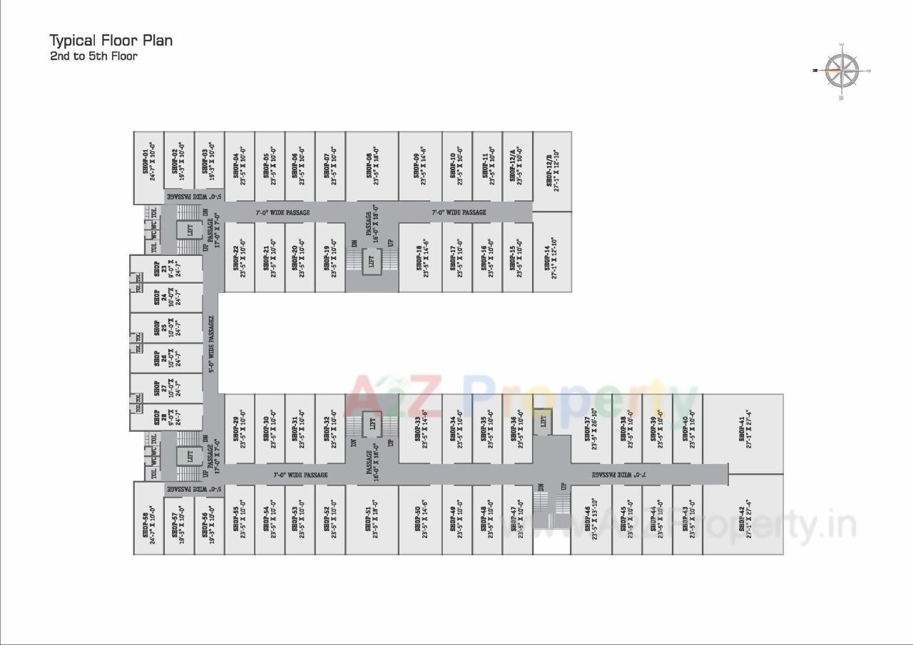 Layout of real estate project Shyamal Park located at Tandalaja, Vadodara, Gujarat