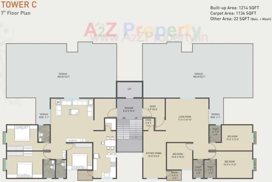 Layout of real estate project Shyamal Park located at Tandalaja, Vadodara, Gujarat