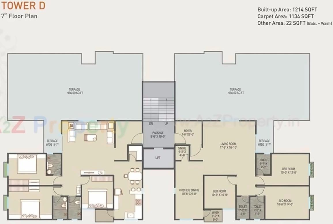 Layout of real estate project Shyamal Park located at Tandalaja, Vadodara, Gujarat