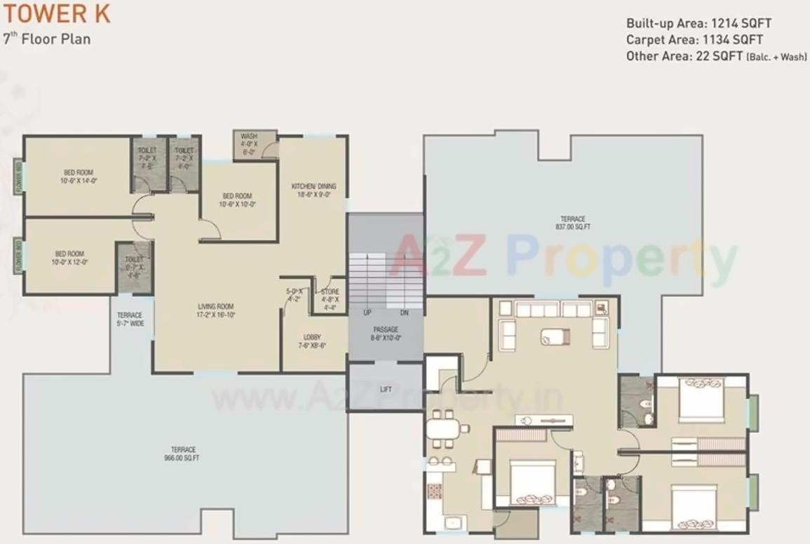 Layout of real estate project Shyamal Park located at Tandalaja, Vadodara, Gujarat