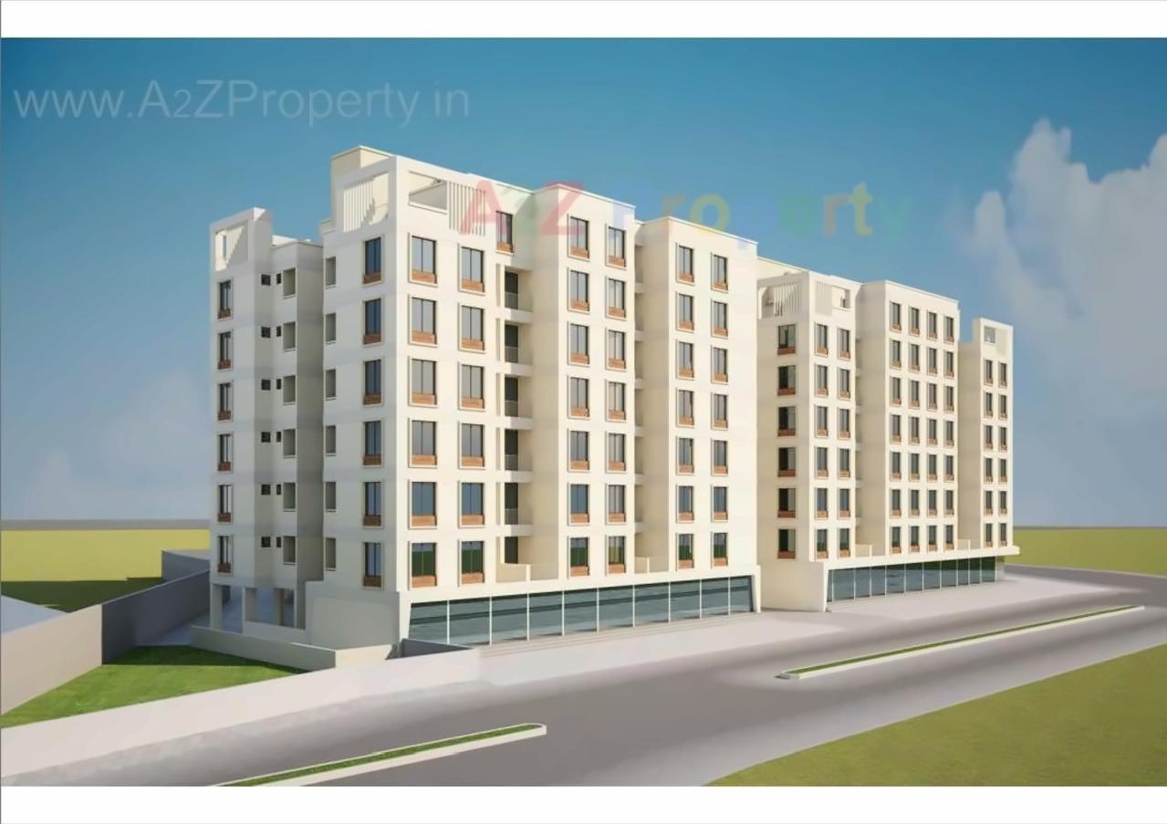3D Elevation of real estate project Shyamal Park located at Tandalaja, Vadodara, Gujarat