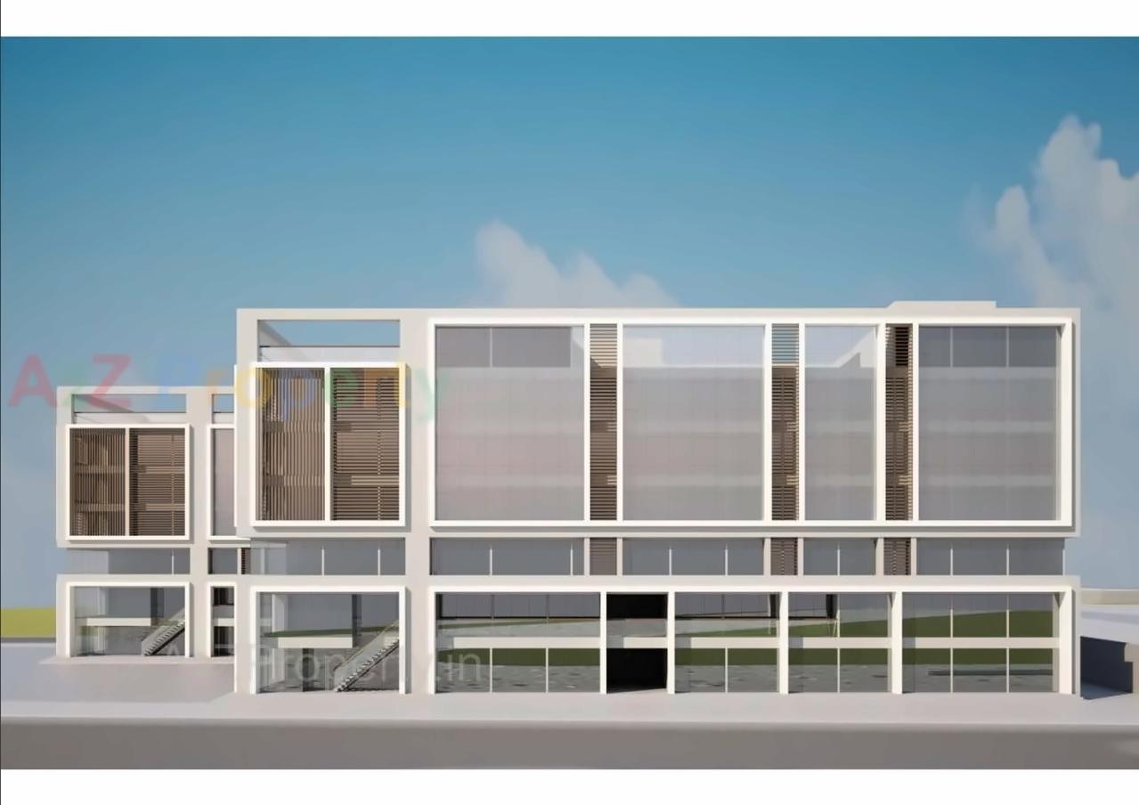 3D Elevation of real estate project Shyamal Park located at Tandalaja, Vadodara, Gujarat