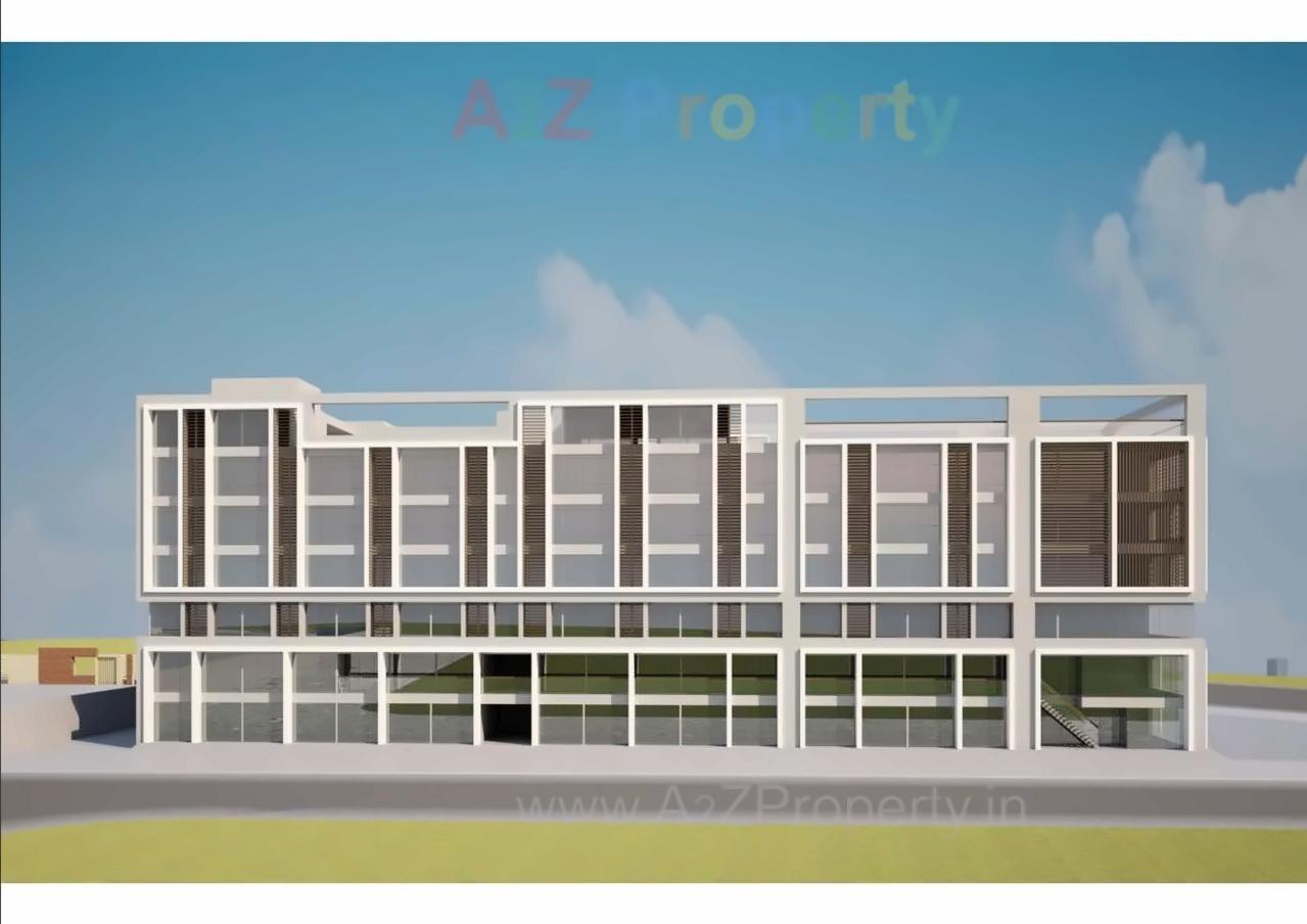 3D Elevation of real estate project Shyamal Park located at Tandalaja, Vadodara, Gujarat