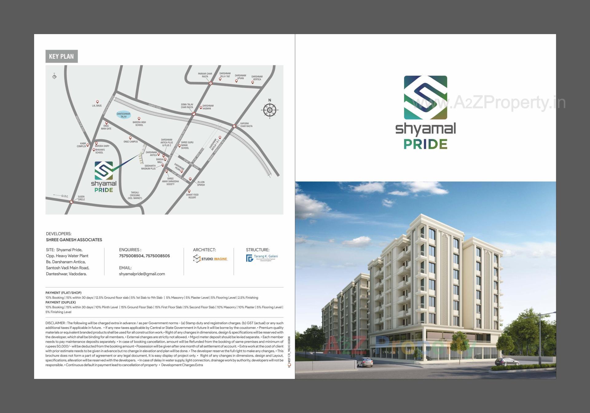  of real estate project Shyamal Pride located at Danteshwar, Vadodara, Gujarat