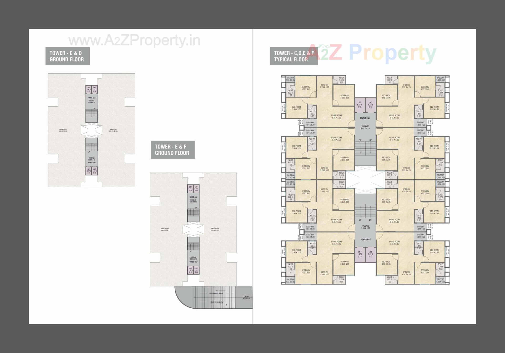 Layout of real estate project Shyamal Pride located at Danteshwar, Vadodara, Gujarat