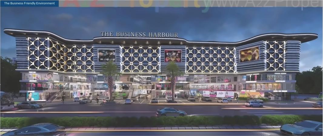 3D Elevation of real estate project Siddeshwar The Business Harbour located at Kapurai, Vadodara, Gujarat