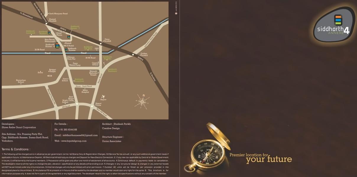  of real estate project Siddharth Annexe located at Sama, Vadodara, Gujarat