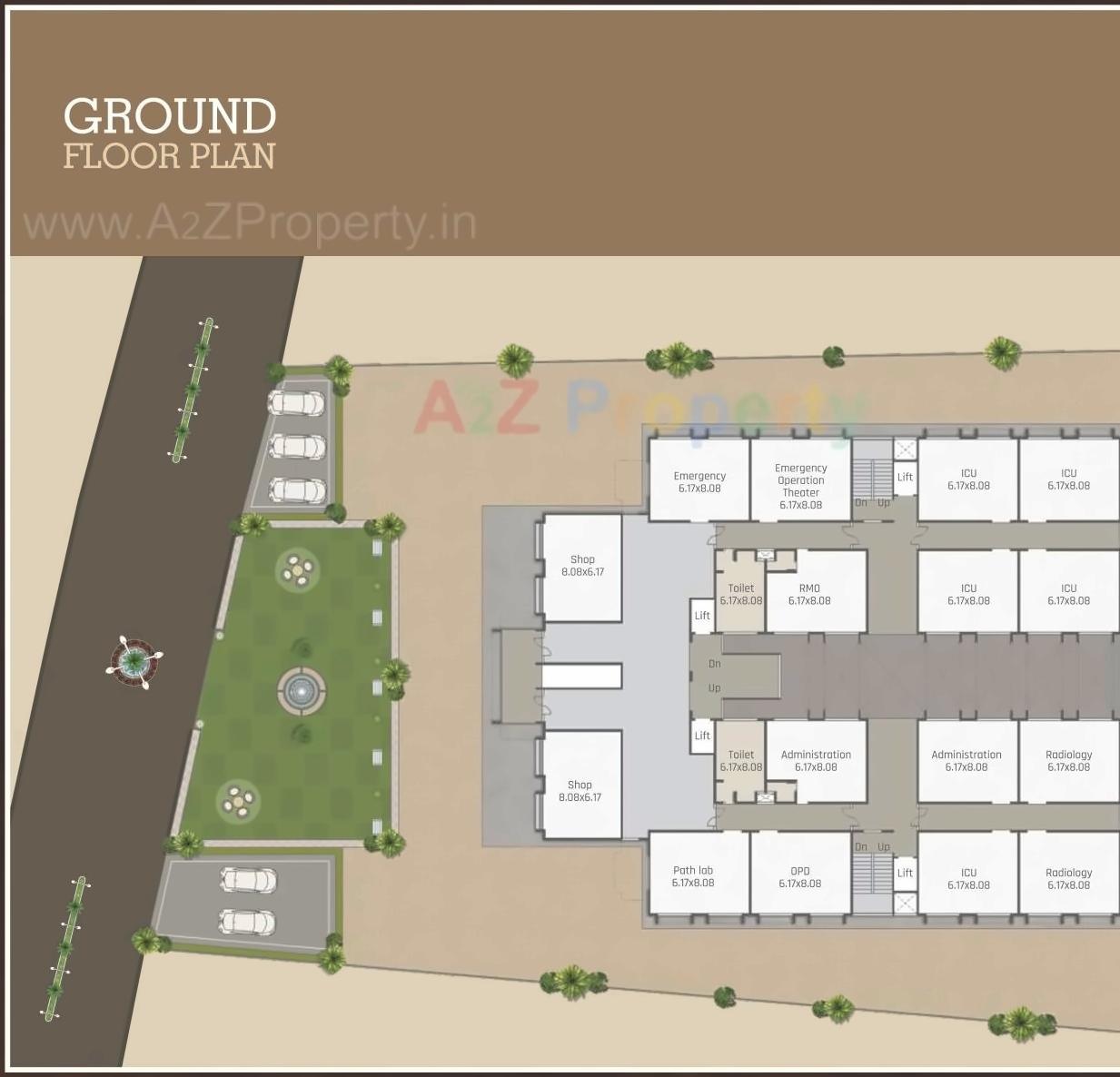 Layout of real estate project Siddharth Annexe located at Sama, Vadodara, Gujarat