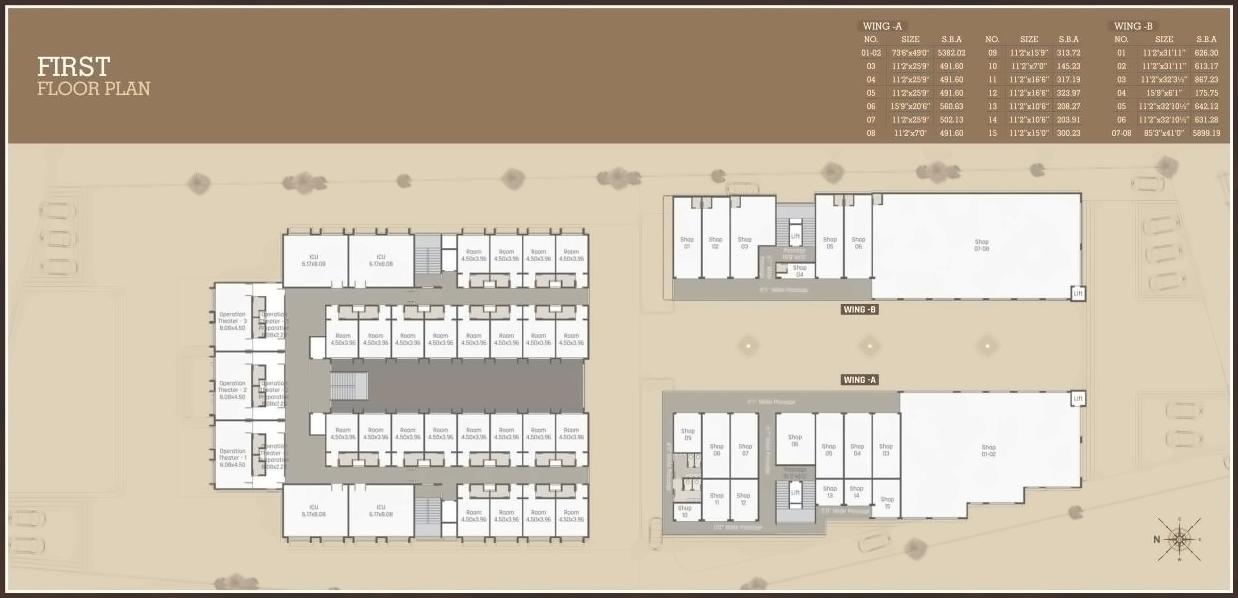 Layout of real estate project Siddharth Annexe located at Sama, Vadodara, Gujarat