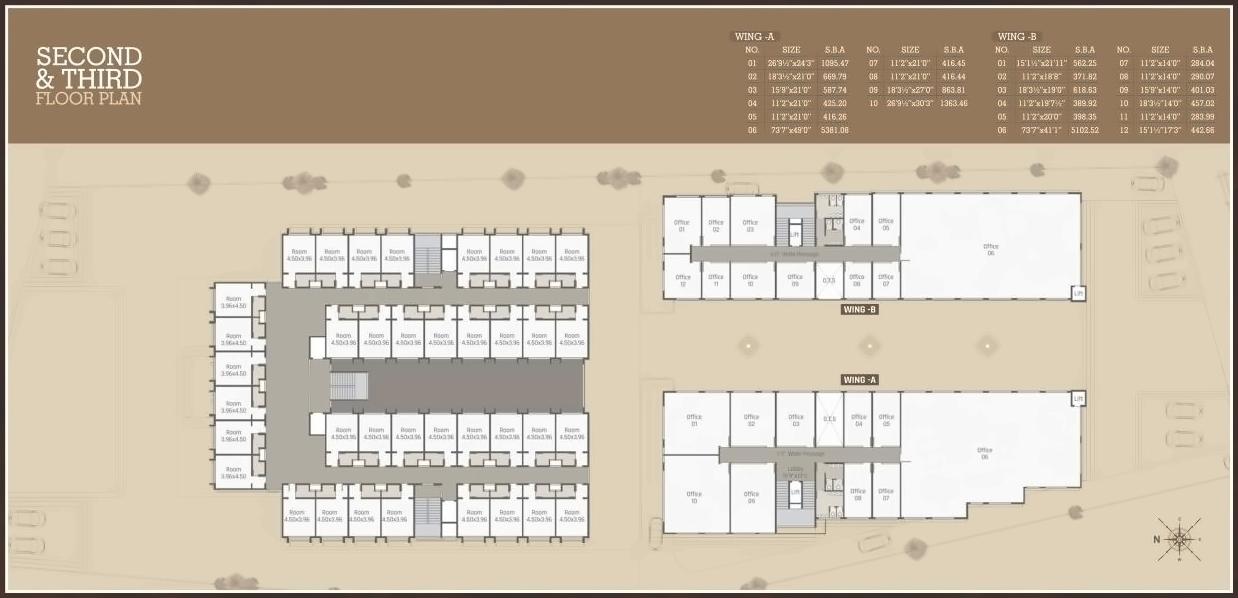 Layout of real estate project Siddharth Annexe located at Sama, Vadodara, Gujarat