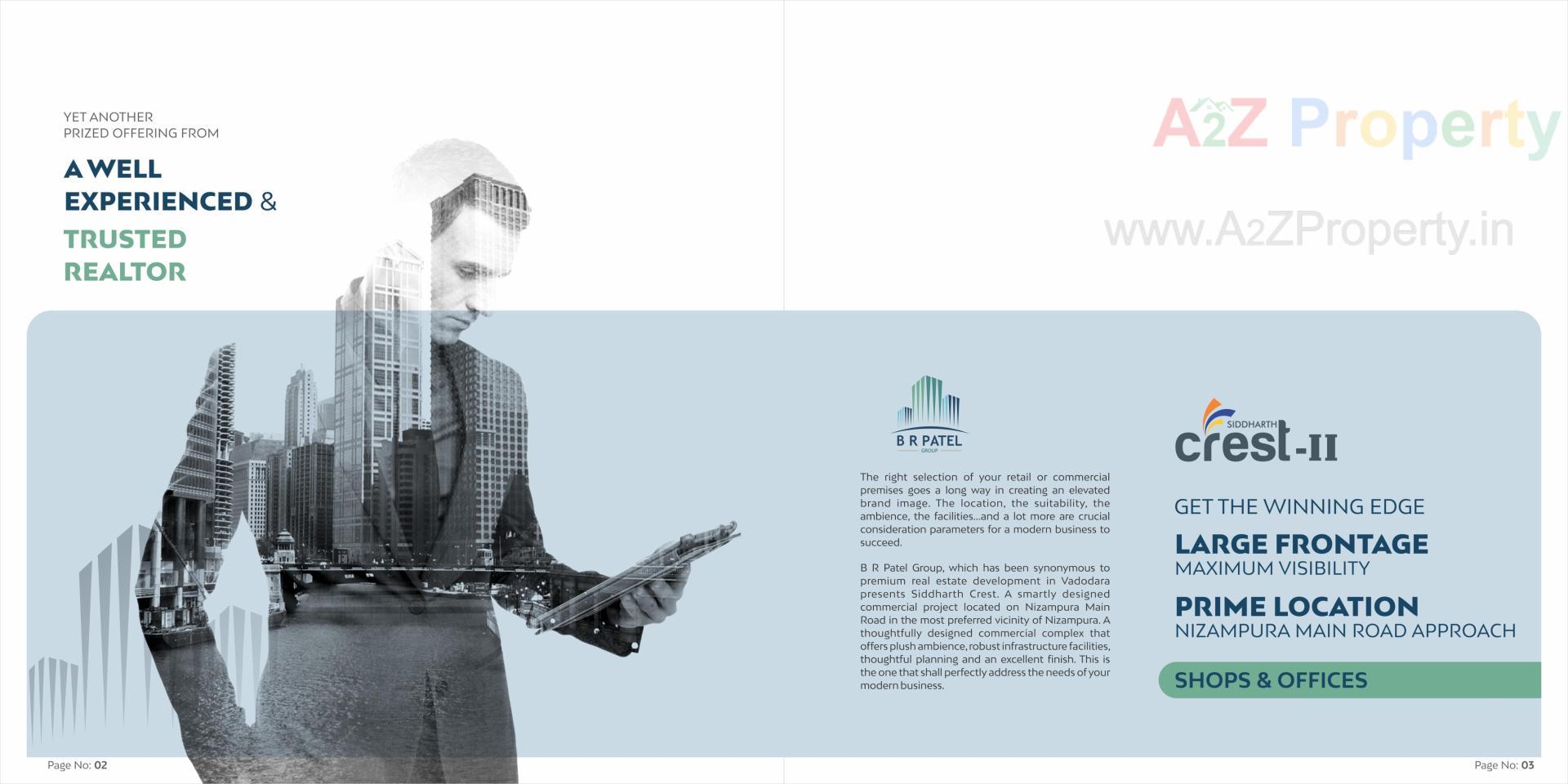  of real estate project Siddharth Crest Ii located at Nizampura, Vadodara, Gujarat