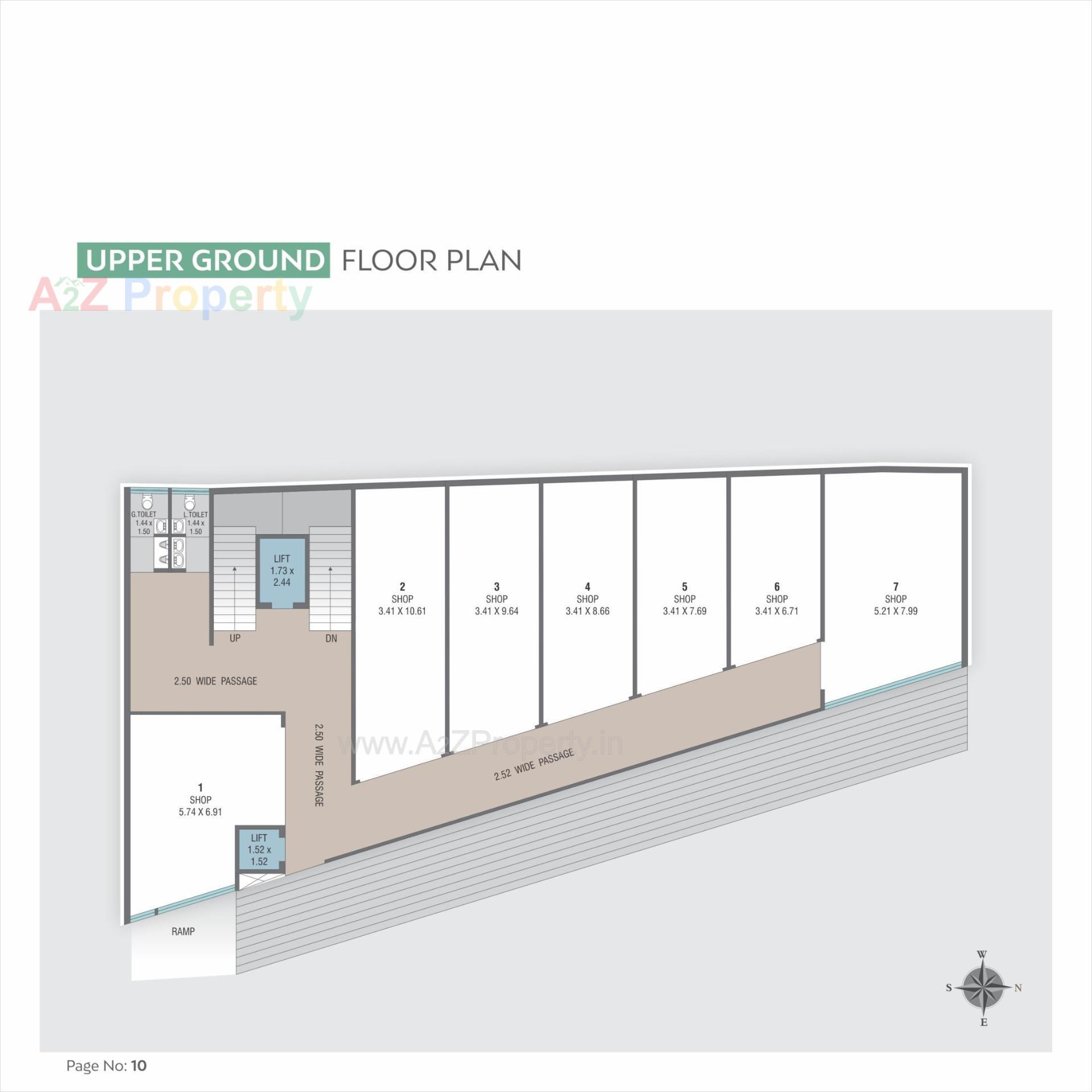 Layout of real estate project Siddharth Crest Ii located at Nizampura, Vadodara, Gujarat