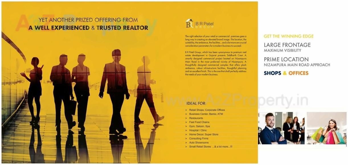  of real estate project Siddharth Crest located at Nizampura, Vadodara, Gujarat