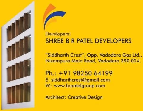  of real estate project Siddharth Crest located at Nizampura, Vadodara, Gujarat