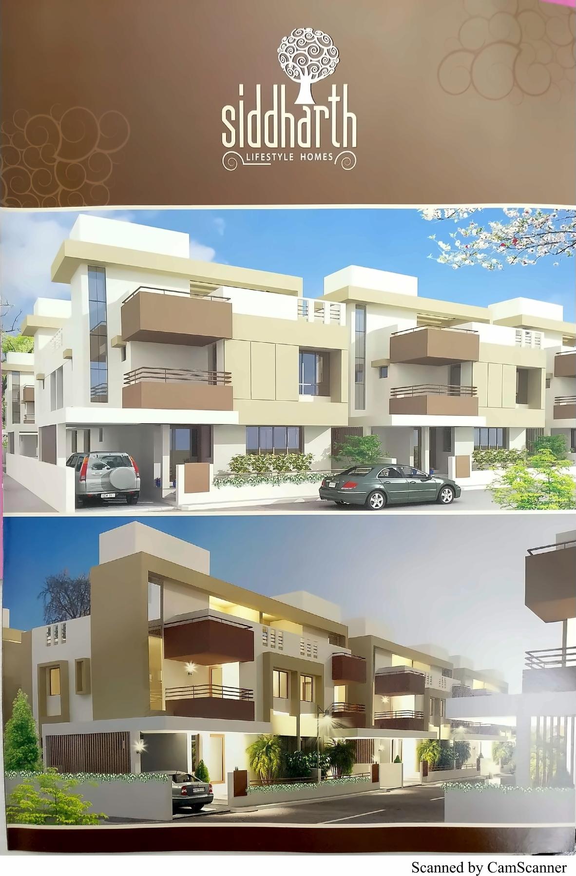 3D Elevation of real estate project Siddharth Lifestyle Homes located at Harni, Vadodara, Gujarat