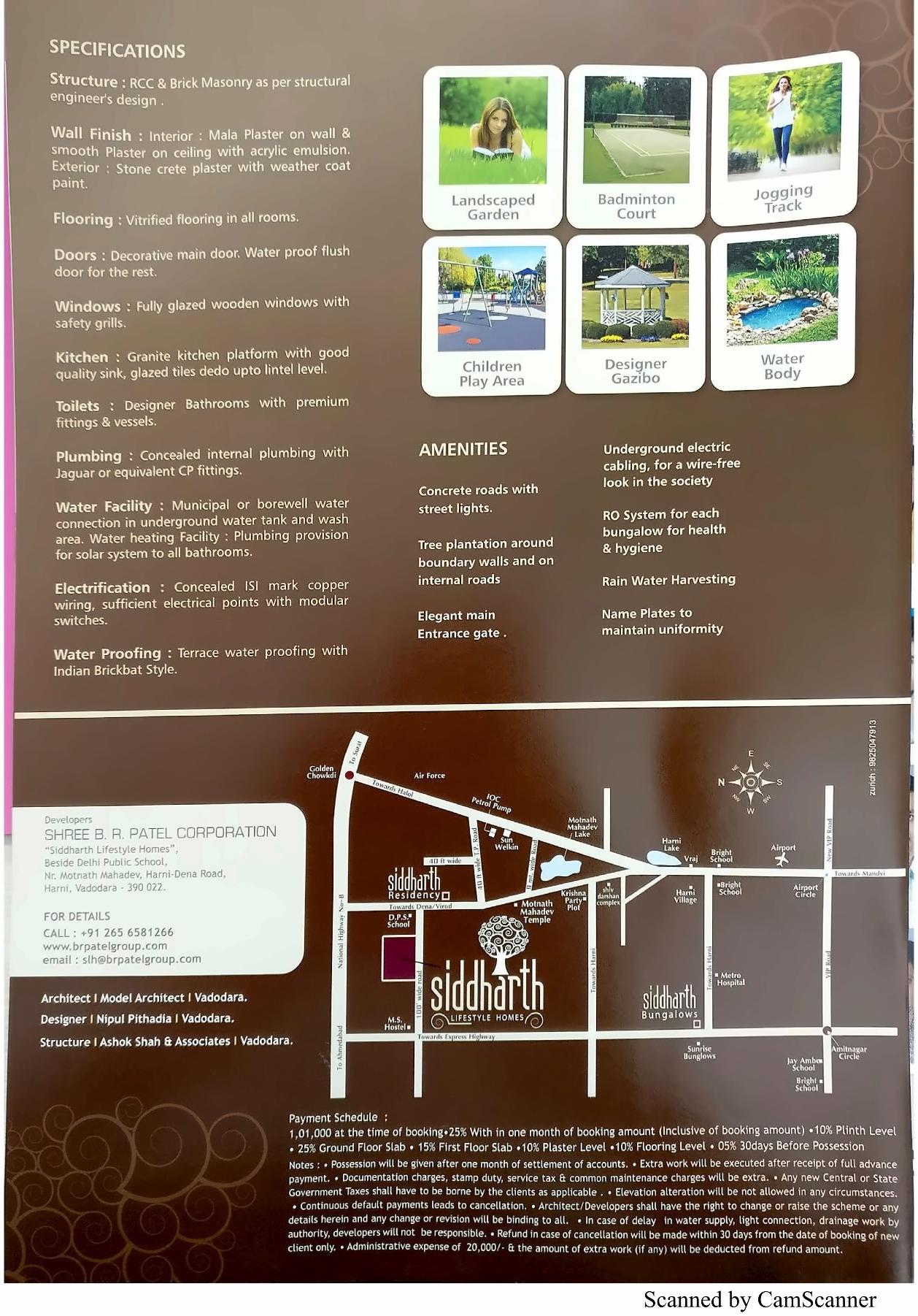  of real estate project Siddharth Lifestyle Homes located at Harni, Vadodara, Gujarat