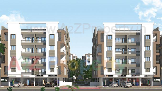3D Elevation of real estate project Siddharth Square located at Vadodara, Vadodara, Gujarat