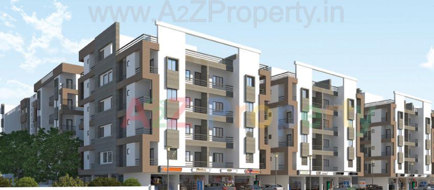 3D Elevation of real estate project Siddharth Square located at Vadodara, Vadodara, Gujarat