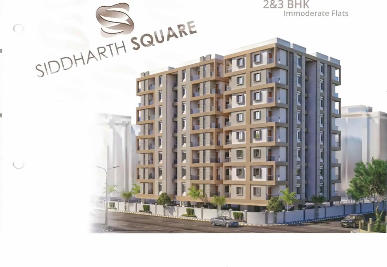 3D Elevation of real estate project Siddharth Square located at Vadodara, Vadodara, Gujarat