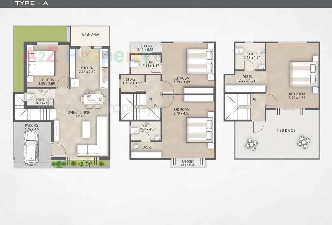 Layout of real estate project Siddheshwar Hilarious located at Harni, Vadodara, Gujarat