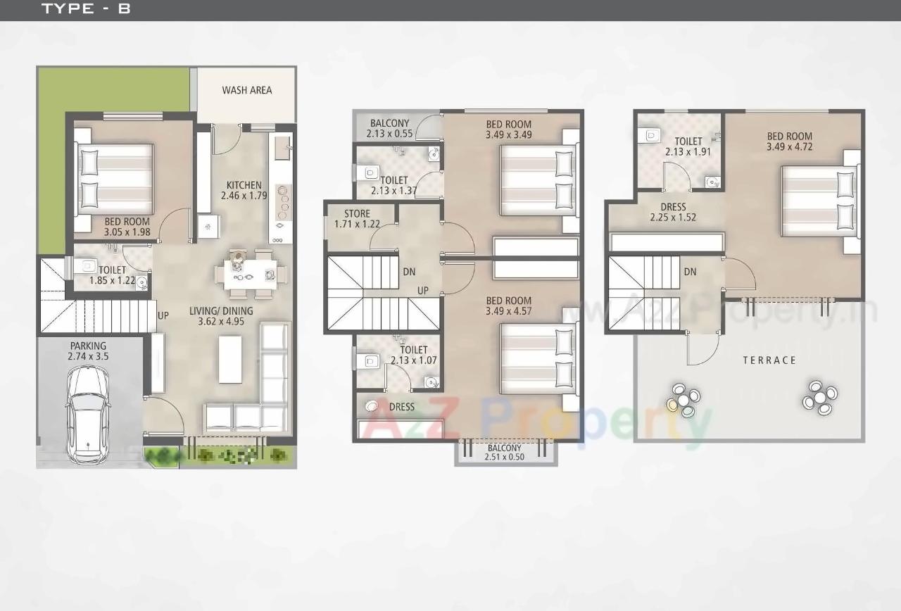 Layout of real estate project Siddheshwar Hilarious located at Harni, Vadodara, Gujarat