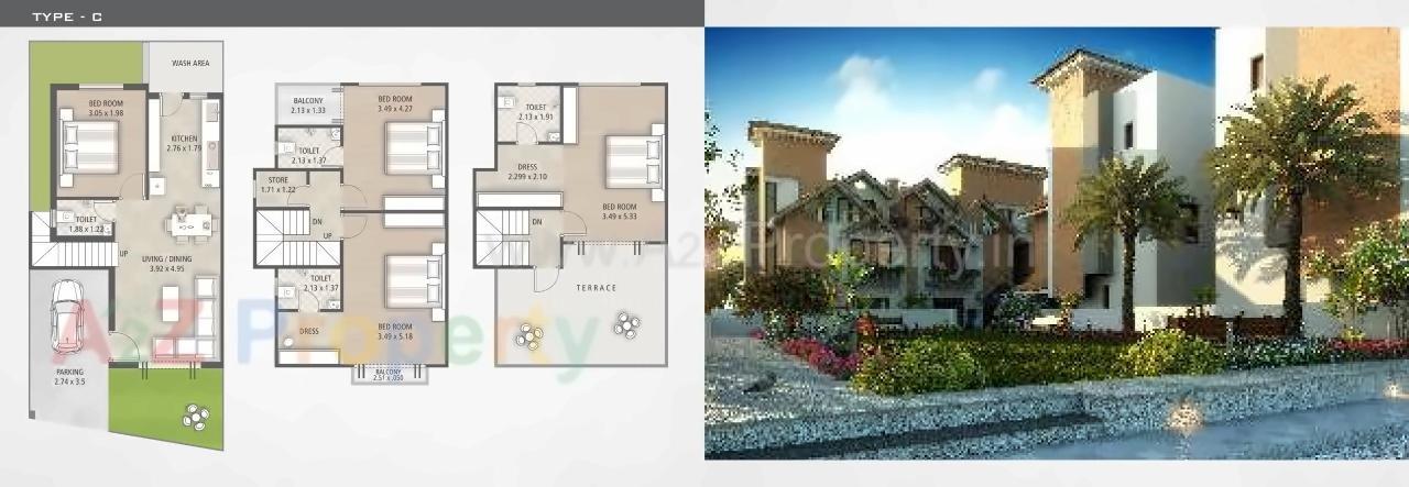 Layout of real estate project Siddheshwar Hilarious located at Harni, Vadodara, Gujarat