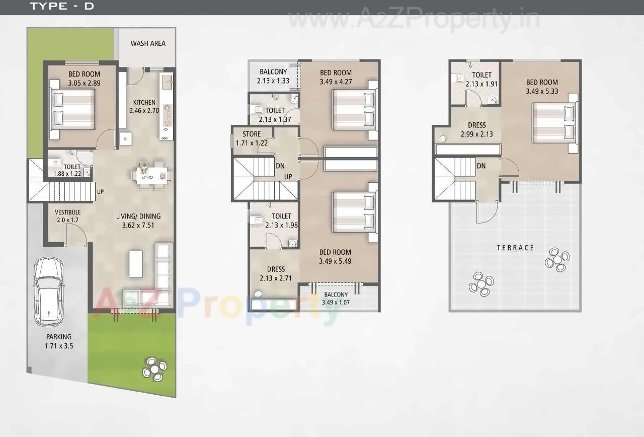 Layout of real estate project Siddheshwar Hilarious located at Harni, Vadodara, Gujarat