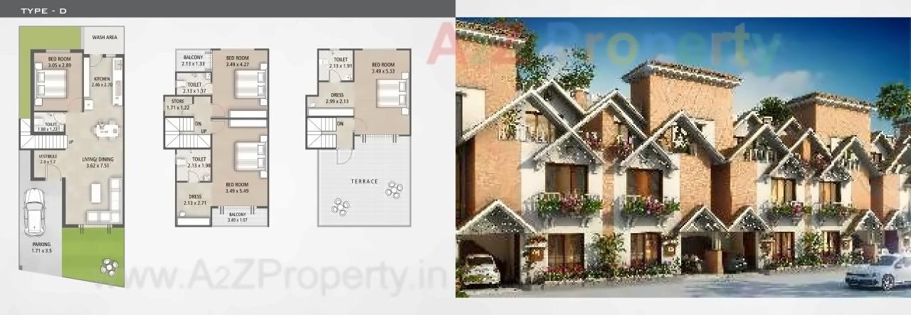 Layout of real estate project Siddheshwar Hilarious located at Harni, Vadodara, Gujarat