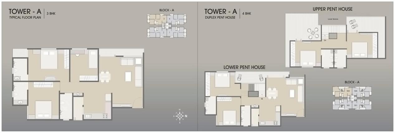 Layout of real estate project Siddheshwar Hill Square located at Sayajipura, Vadodara, Gujarat