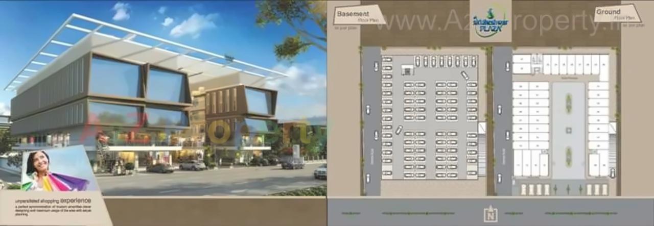 Layout of real estate project Siddheshwar Plaza located at Savad, Vadodara, Gujarat